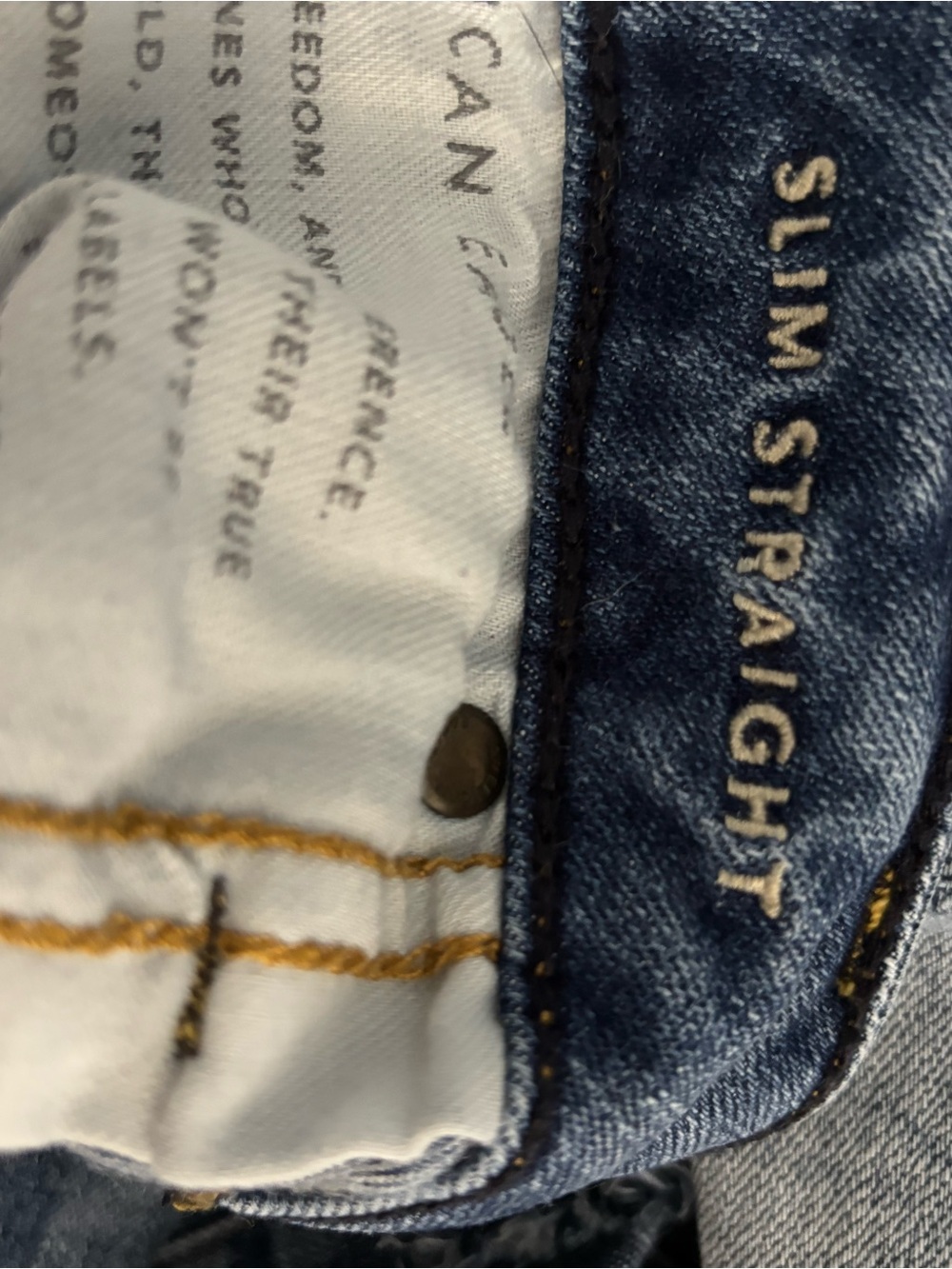 American Eagle Light Blue Denim Jeans - Picture 5 of 8